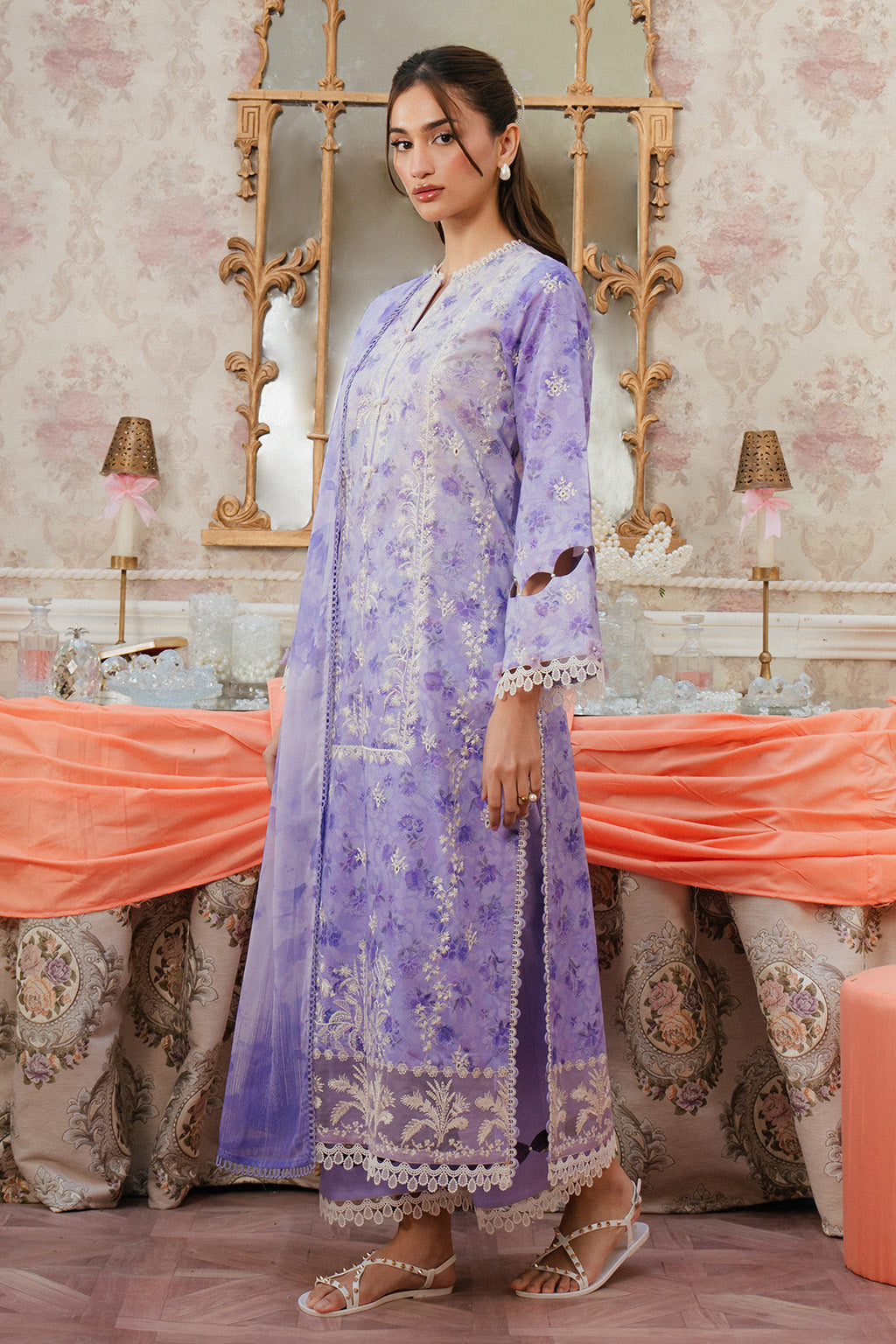 Ayzel | Armelia Printed Lawn 25 | Delilah - Ladies Clothes 