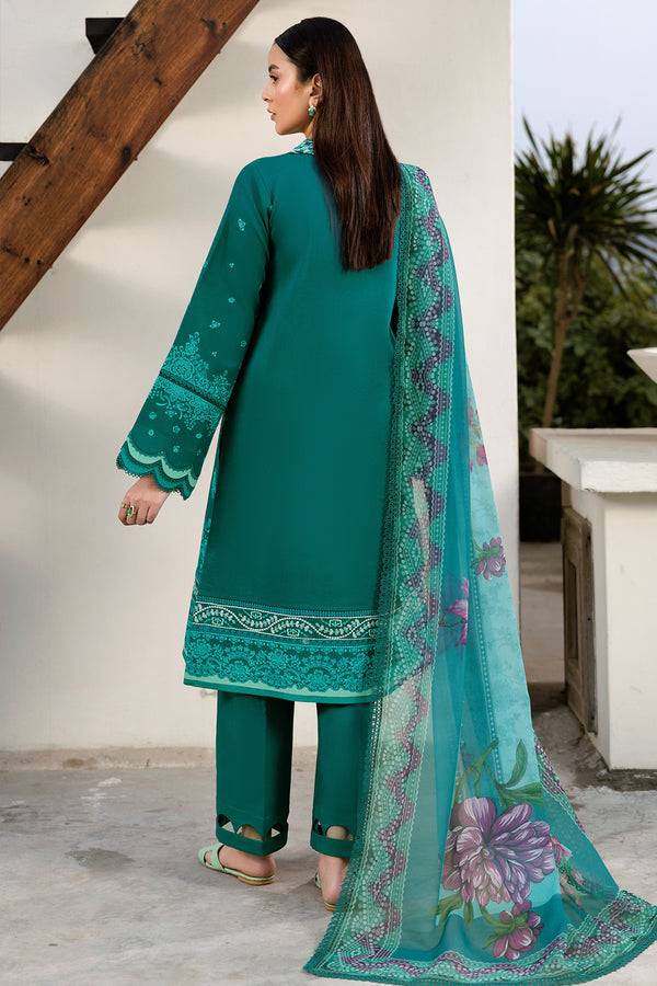 Farasha | Summer Weaves Embroidered Lawn | Dewy Teal by Maria Faisal - Registered Vendor of : Farasha - type : Ladies Clothes - 100% original wedding dresses