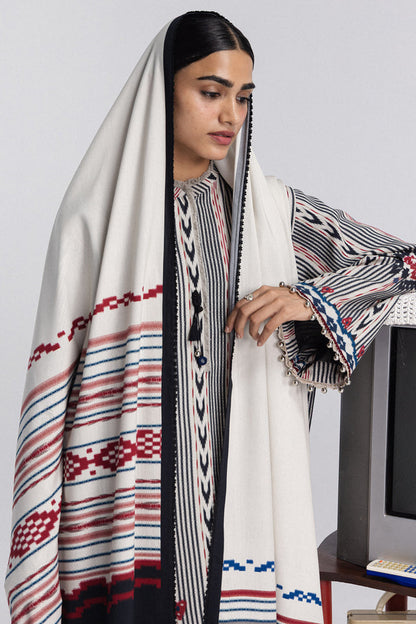 Zara ShahJahan | Coco Prints Winter 26 | Leela-10A - Luxury Dress - available at Maria Faisal in UK and USA.