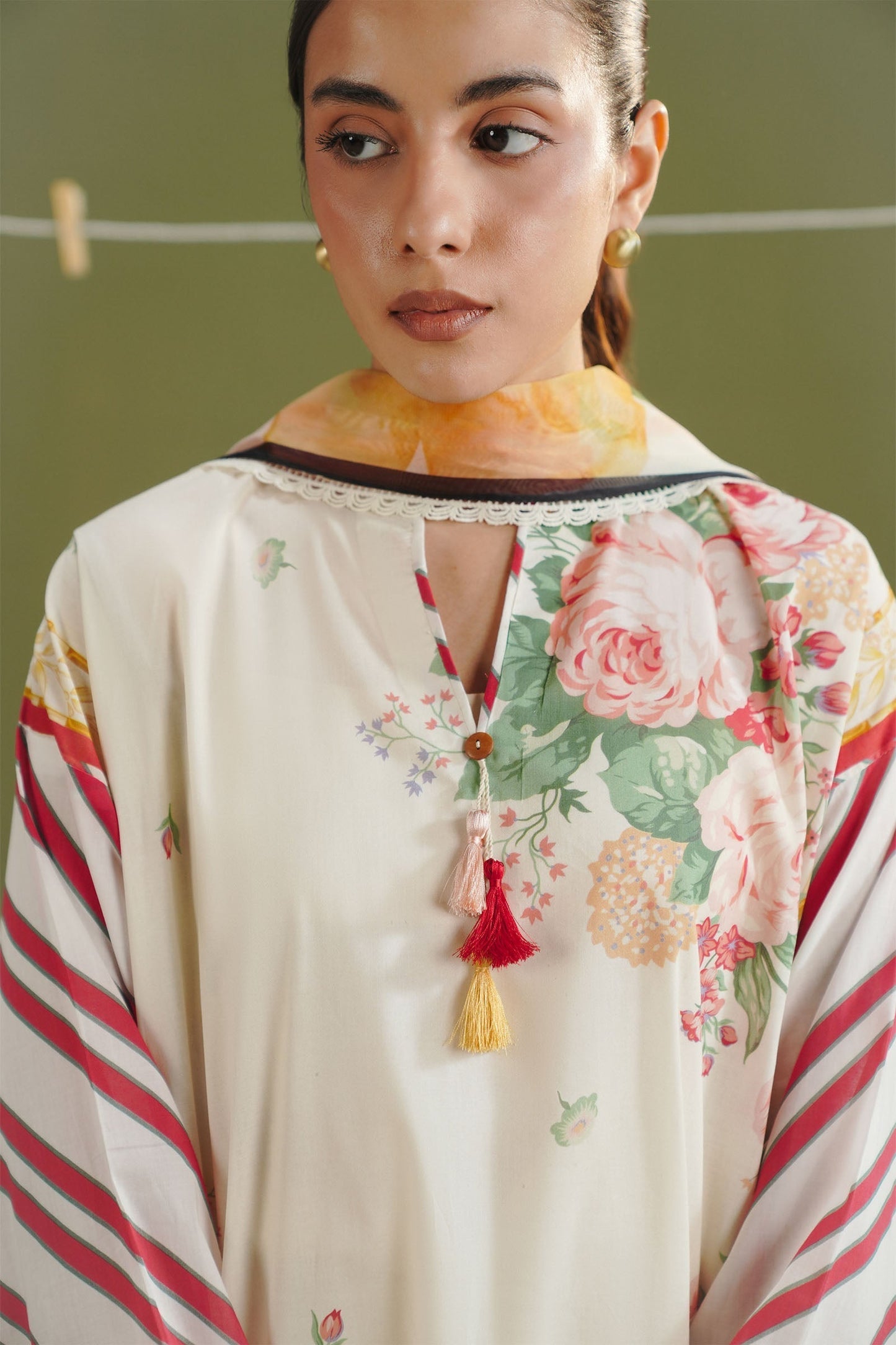 Zara Shahjahan | Coco Prints 26 | Zeya-1A - Casual Dress - available at Maria Faisal in UK and USA.
