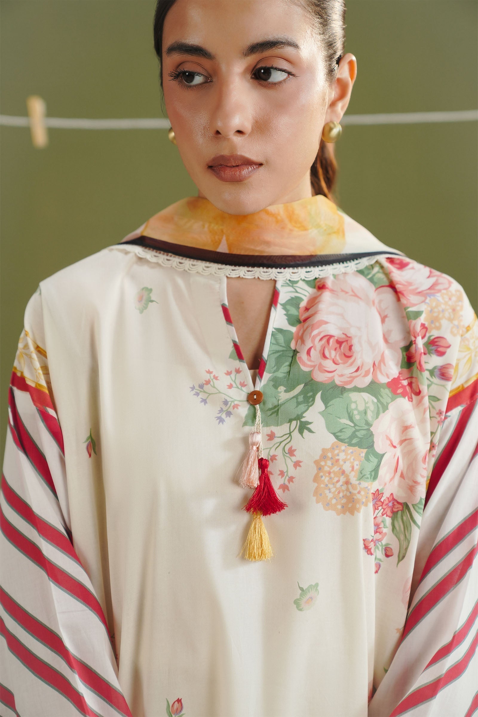 Zara Shahjahan | Coco Prints 26 | Zeya-1A - Casual Dress - available at Maria Faisal in UK and USA.