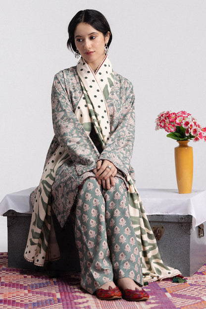 Zara ShahJahan | Coco Prints Winter 26 | Elowen-7A - Luxury Dress - available at Maria Faisal in UK and USA.