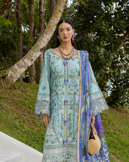 Esmel | Mon Tresor Luxe Lawn 26 | Memento Vivere - Luxury Dress - available at Maria Faisal in UK and USA.