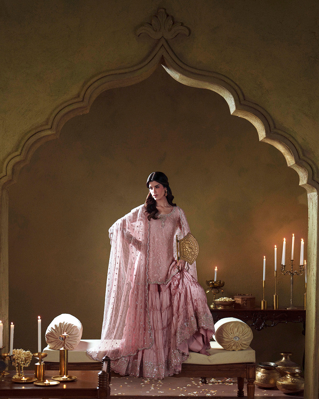 Faiza Saqlain | Lamia Wedding Formals | Husna - Wedding Dress - available at Maria Faisal in UK and USA.