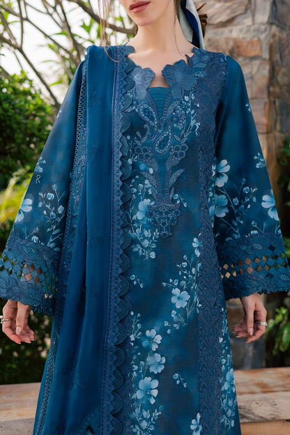 Nureh | Raha Lawn | NE-260 - Luxury Dress - available at Maria Faisal in UK and USA.