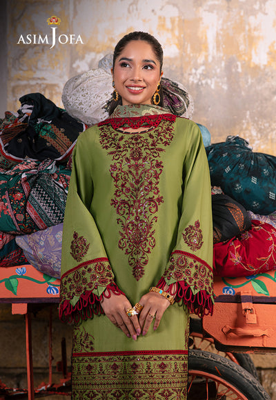 Asim Jofa | Embroidered Lawn Collection | AJAR-33 - Pakistani Dress - Maria Faisal