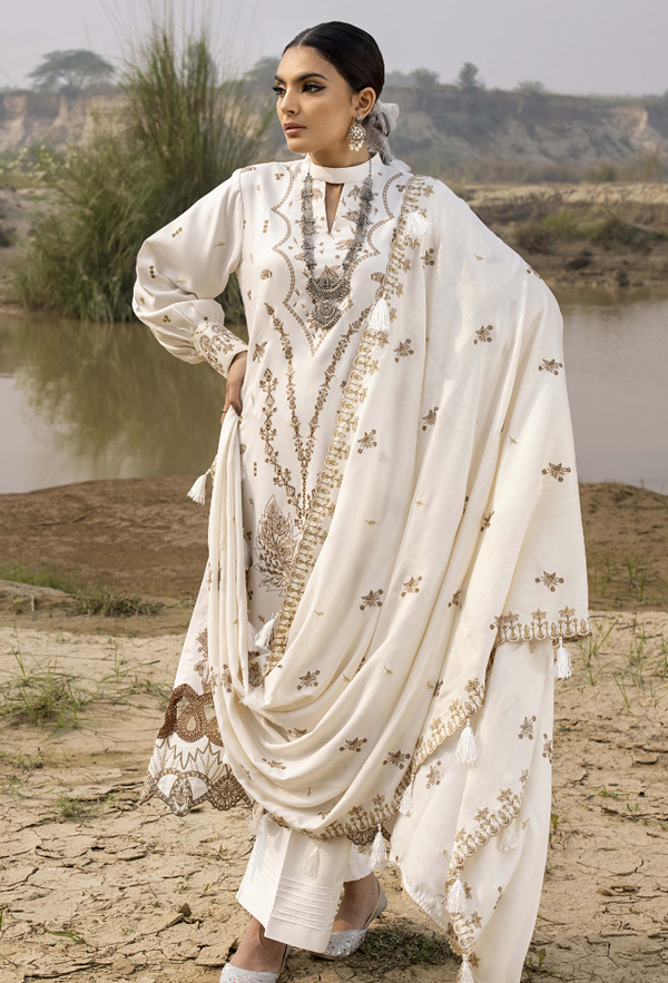 Humdum I Sierra Wool I D01 - Ladies Clothes - Maria Faisal