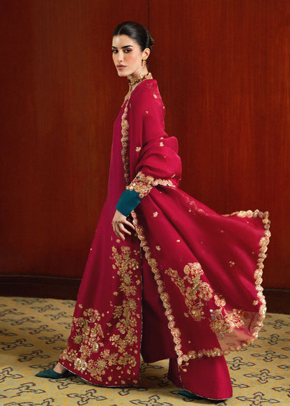 Hussain Rehar | Luxury Pret 26 | Luniere - Luxury Dress - available at Maria Faisal in UK and USA.