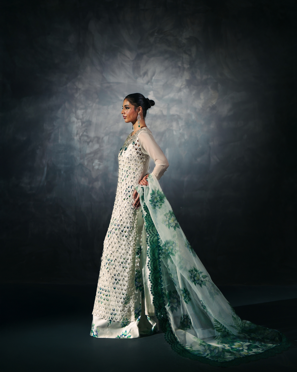 Vasal | Zyra Luxe Pret 26 | Emerald Whisper - Ladies Clothes - Maria Faisal