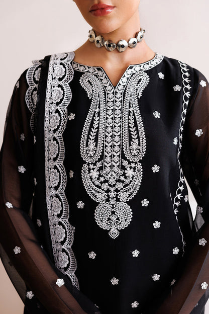 Farasha | Chiffon Threads 26 | Dark Mirage - Formal Dress - available at Maria Faisal in UK and USA.