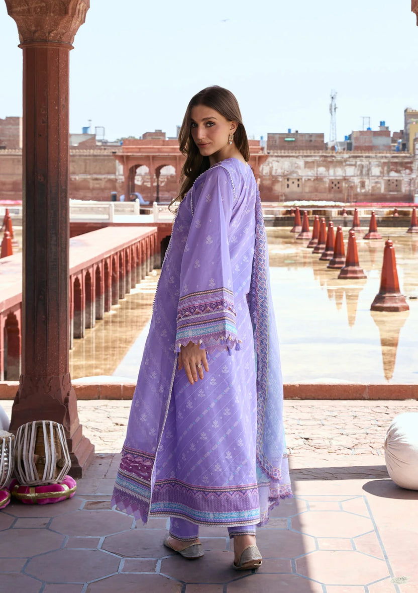 Kahf Premium | Prints Collection 26 | KPS-6A NAJAM - Luxury Dress - available at Maria Faisal in UK and USA.