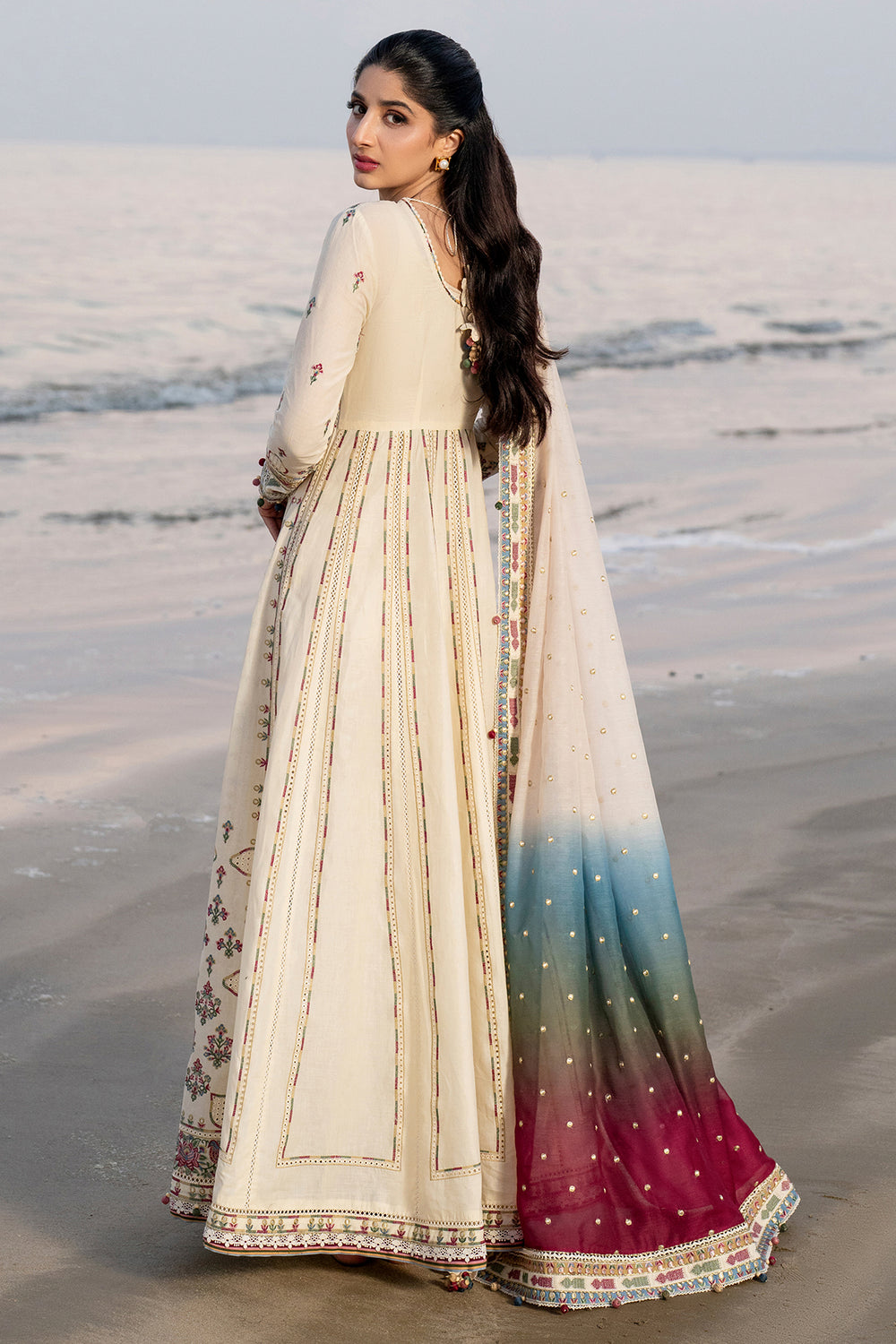 Jazmin | Shahkaar Luxury Eid Lawn SS26 | SL25-D9 - Luxury Dress - available at Maria Faisal in UK and USA.