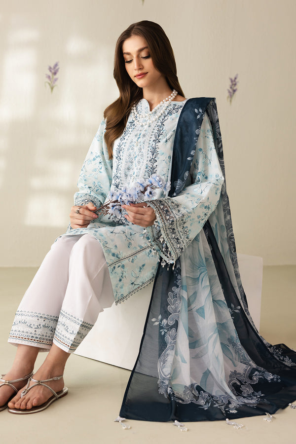 Baroque | Luxury Summer Pret | UF-4422 - Luxury Dress - available at Maria Faisal in UK and USA.