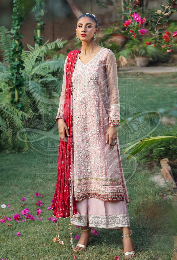 Layla Chatoor | Luxury Pret | Zenia - Luxury Dress - available at Maria Faisal in UK and USA.