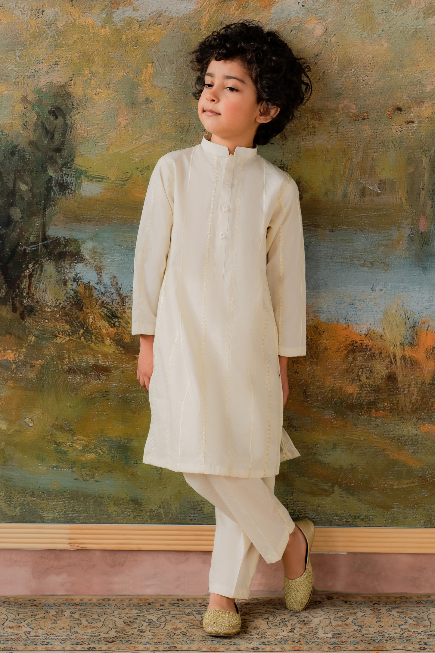 KKB-216 - by Maria Faisal - Registered Vendor of : Kastoor Kids - 100% Original Designer Dress.