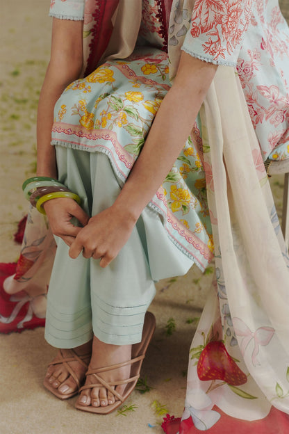 Zara Shahjahan | Coco Prints 26 | Elvo-4B - Casual Dress - available at Maria Faisal in UK and USA.