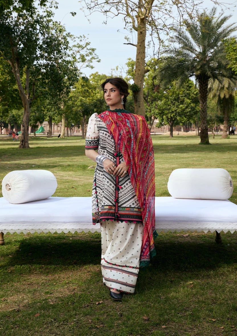 Kahf Premium | Prints Collection 26 | KPS-2B MEHRUBA - Luxury Dress - available at Maria Faisal in UK and USA.