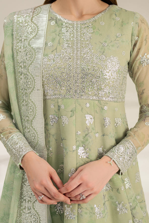Farasha | Fiorella Formals | Sage Sparkle - Ladies Clothes - Maria Faisal