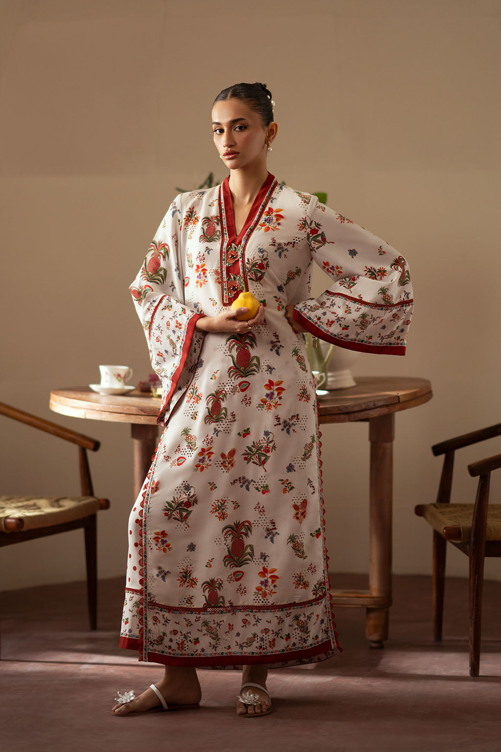 Vanya | Co Ords | CO-107 - Casual Dress - available at Maria Faisal in UK and USA.