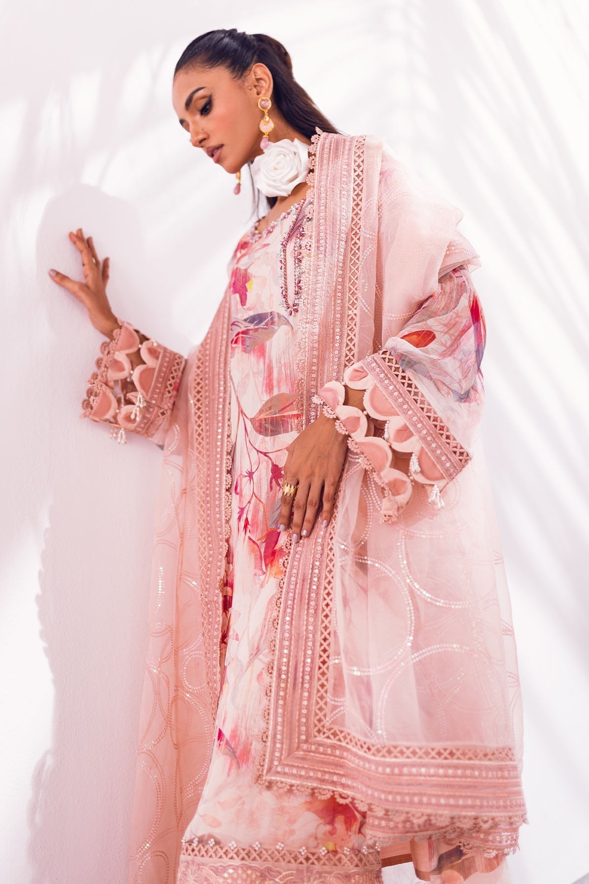 Nureh | Ballerina Formals | OAK MIST - Wedding Dress - Maria Faisal