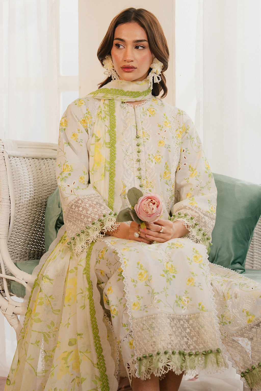 Ayzel | Armelia Printed Lawn 25 | Cyrilla - Ladies Clothes 