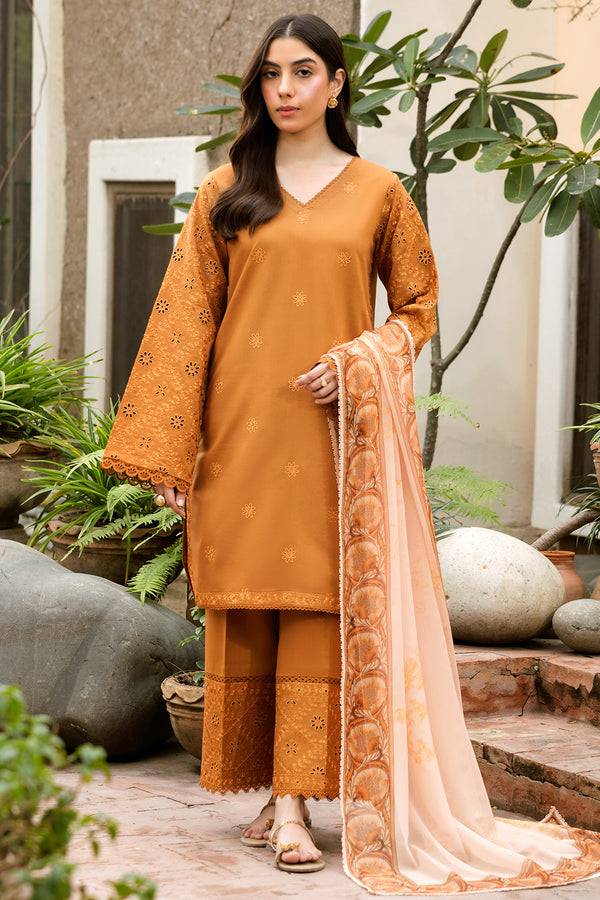 Farasha | Summer Weaves Embroidered Lawn | Golden Dusk by Maria Faisal - Registered Vendor of : Farasha - type : Ladies Clothes - 100% original wedding dresses