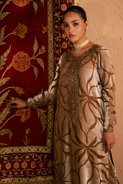 NU2-191 – authentic Pakistani dress from the Ballerina Winter 25 collection for women in the UK