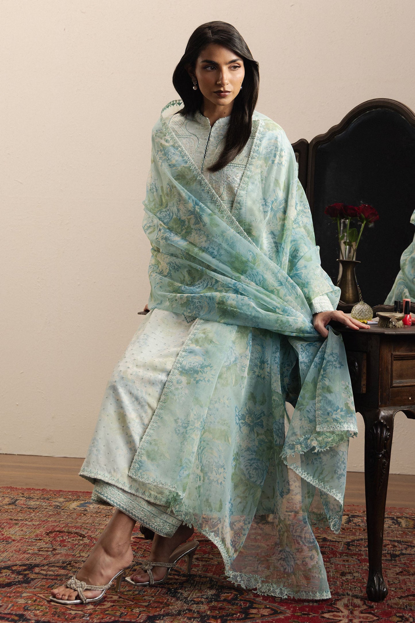 ZaraShahJahan | SS26 | Nazish - Festive Dress - available at Maria Faisal in UK and USA