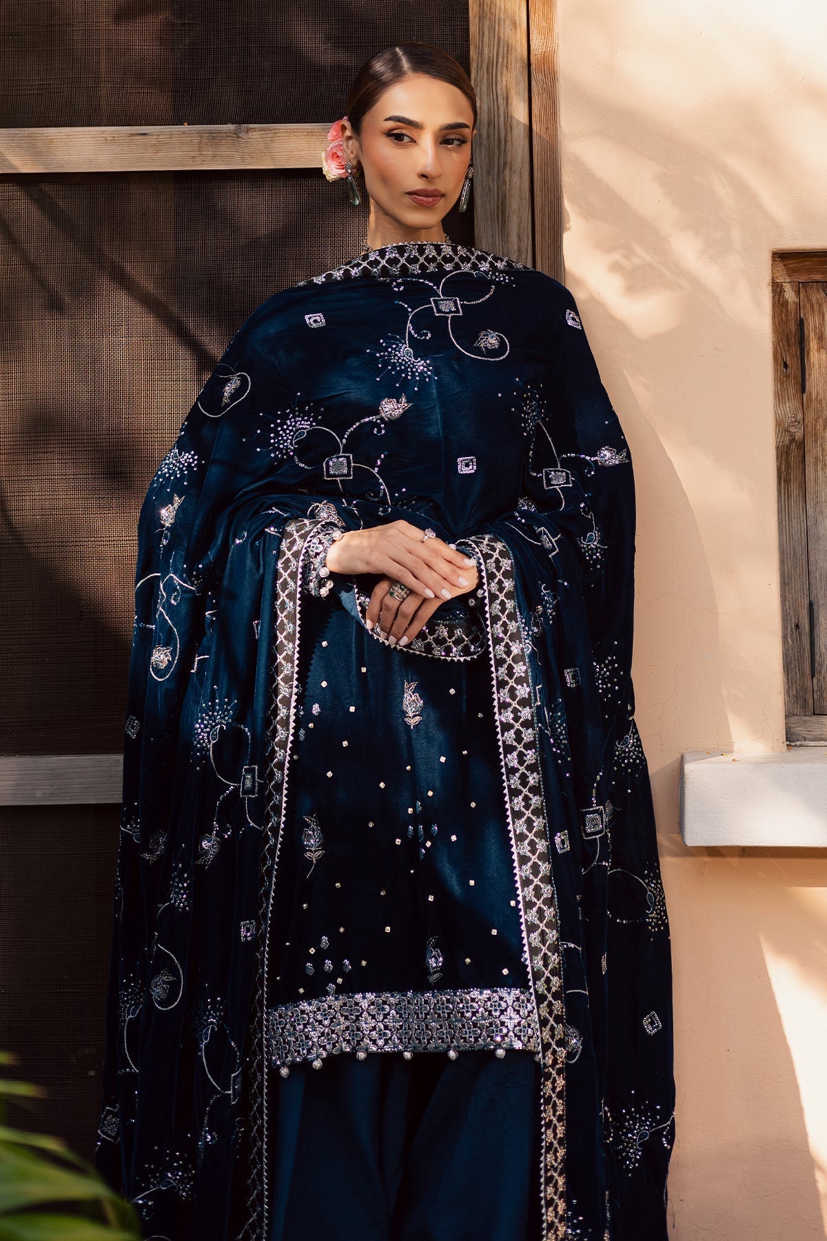 NW-114 – authentic Pakistani dress from the Maya Velvet collection for women in the UK