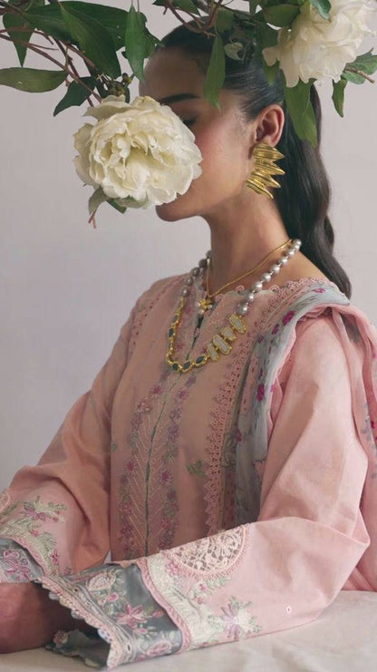 Qalamkar | Qlinekari Lawn | DC-11 Hedi by Maria Faisal - Registered Vendor of : Qalamkar - type : Ladies Clothes - 100% original wedding dresses