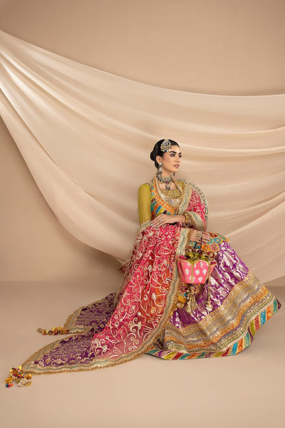 Nilofer Shahid | Shama e Mehfil | Mahjabeen - Bridal Dress - available at Maria Faisal in UK and USA.