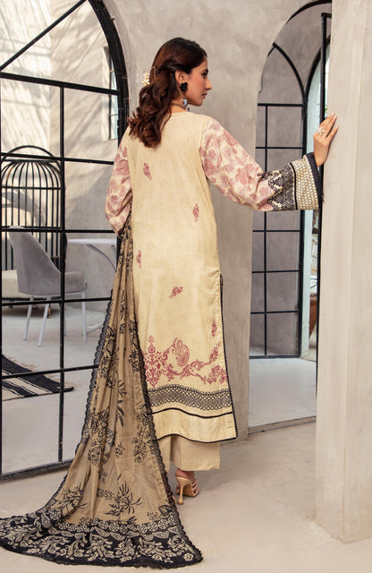 Alzohaib | Digital Printed Cambric | Colors Digital Cambric 3 Piece-CDC-2-25-05 - Ladies Clothes - Maria Faisal