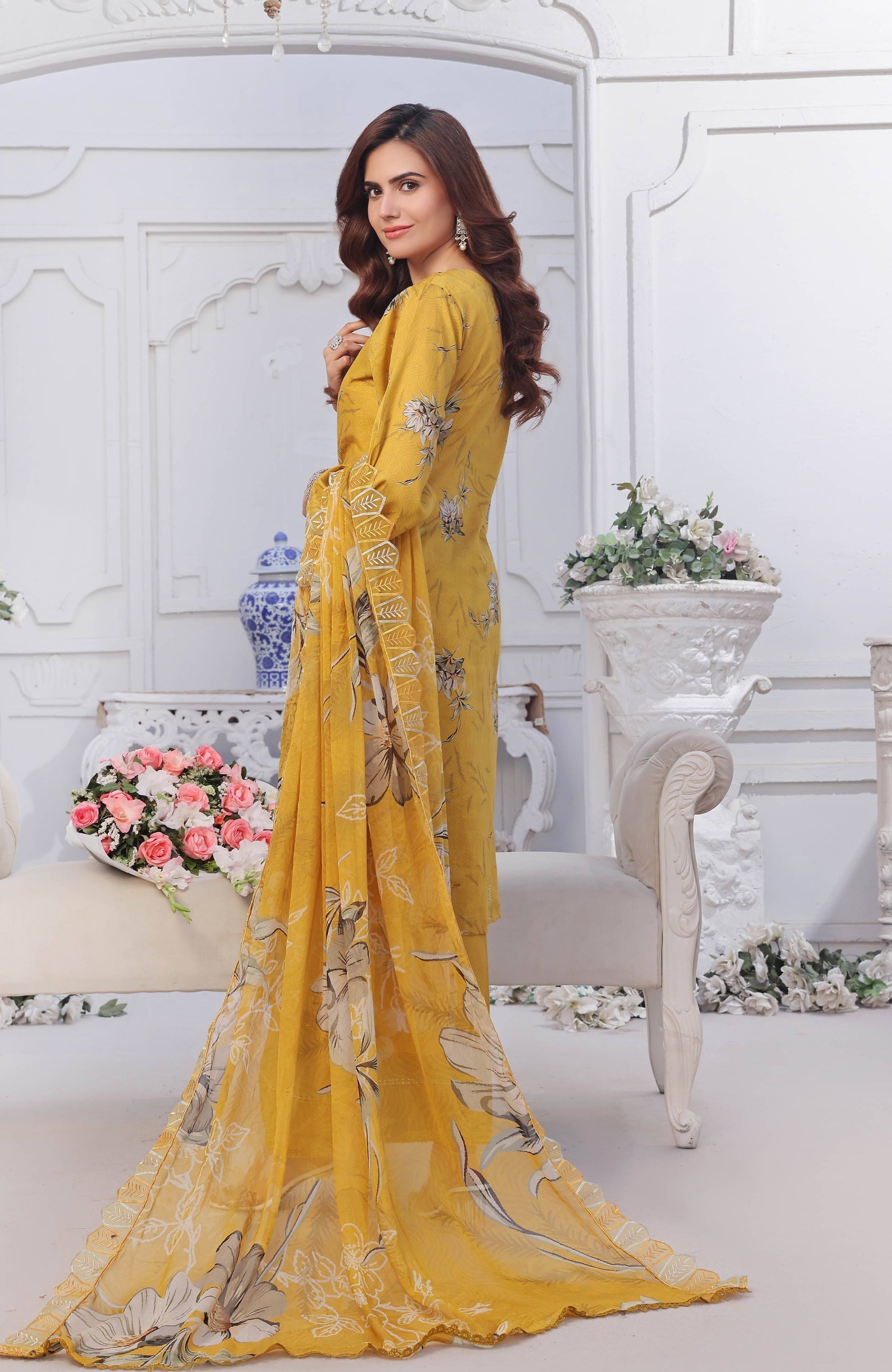 Al Zohaib | Applique Kari Cutwork Edit 25 | ACE-25-05 by Maria Faisal - Registered Vendor of : Alzohaib - type : Ladies Clothes - 100% original wedding dresses