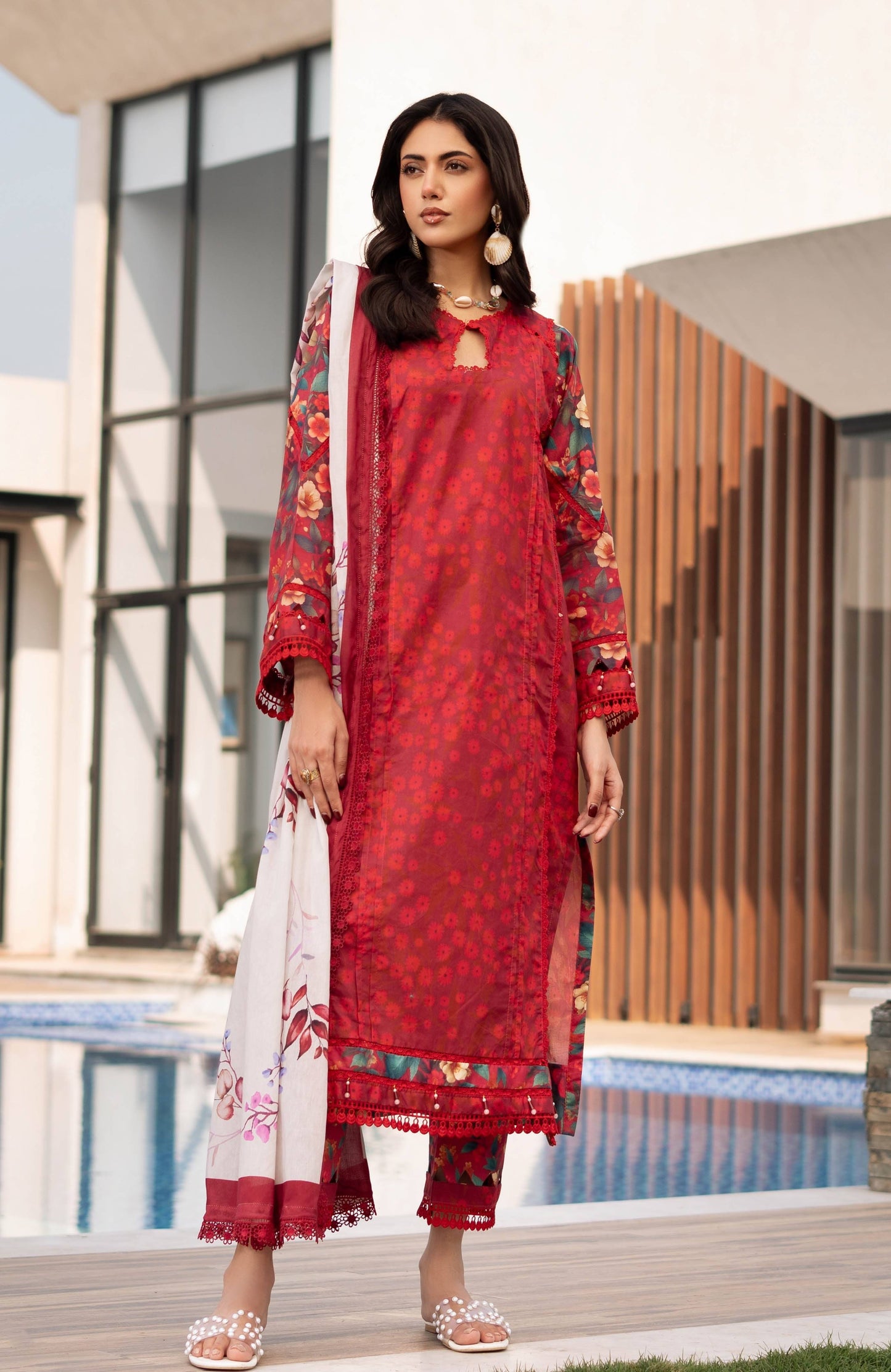 Alzohaib | Premium Prints 25 | AZP-25-05 by Maria Faisal - Registered Vendor of : Alzohaib - type : Ladies Clothes - 100% original wedding dresses