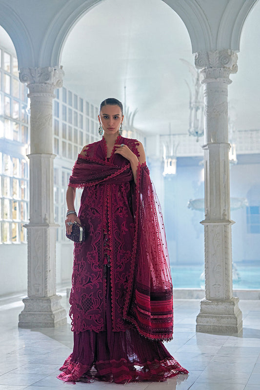 Sobia Nazir | Luxury Lawn Eid 26 | 5A - Luxury Dress - available at Maria Faisal in UK and USA.