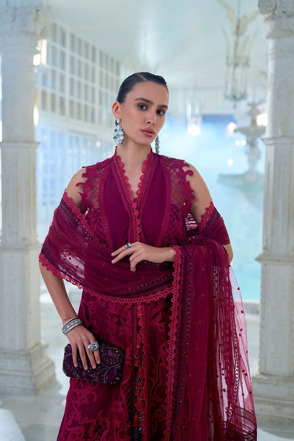 Sobia Nazir | Luxury Lawn Eid 26 | 5A - Luxury Dress - available at Maria Faisal in UK and USA.