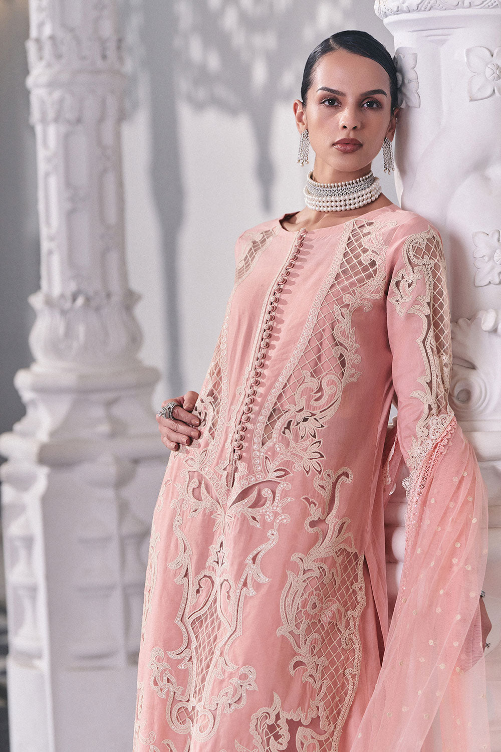 Sobia Nazir | Luxury Lawn Eid 26 | 5B - Luxury Dress - available at Maria Faisal in UK and USA.