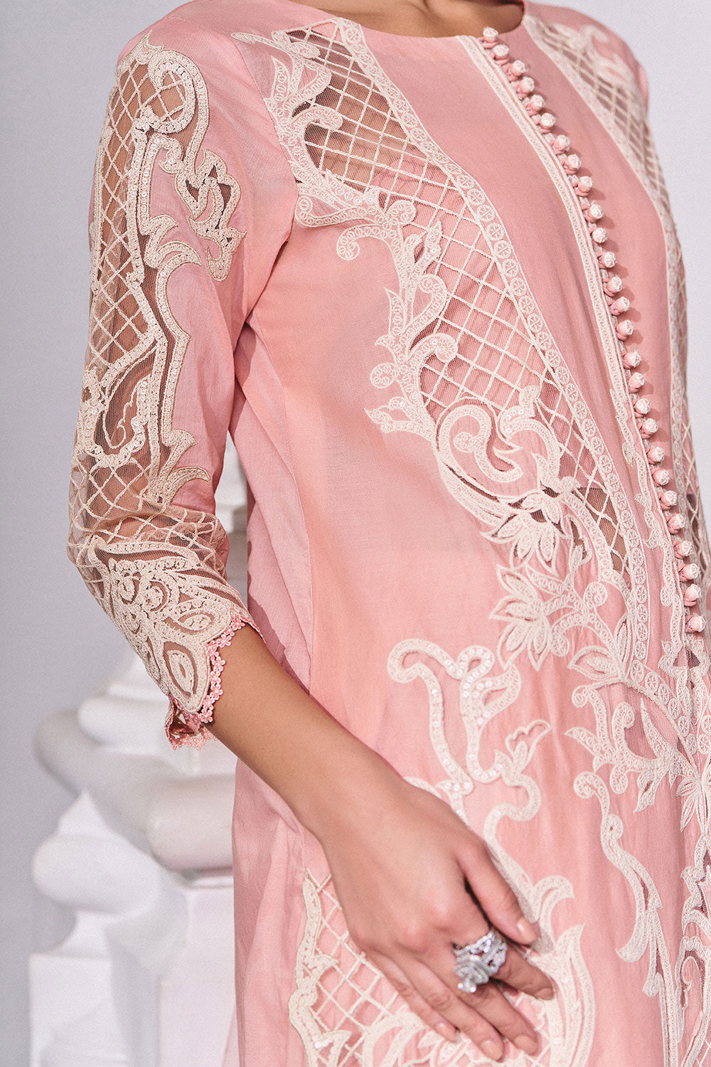 Sobia Nazir | Luxury Lawn Eid 26 | 5B - Luxury Dress - available at Maria Faisal in UK and USA.