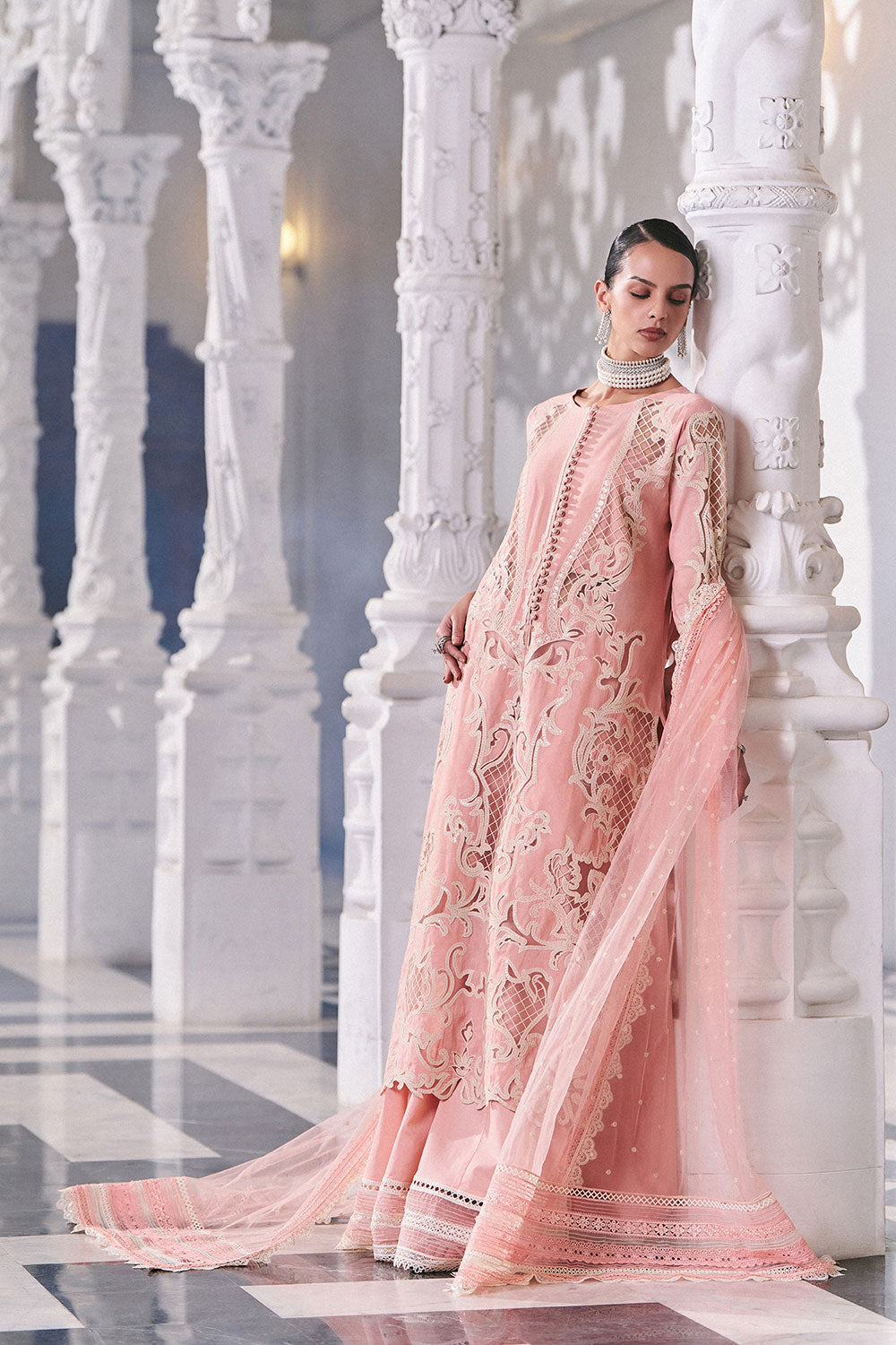 Sobia Nazir | Luxury Lawn Eid 26 | 5B - Luxury Dress - available at Maria Faisal in UK and USA.