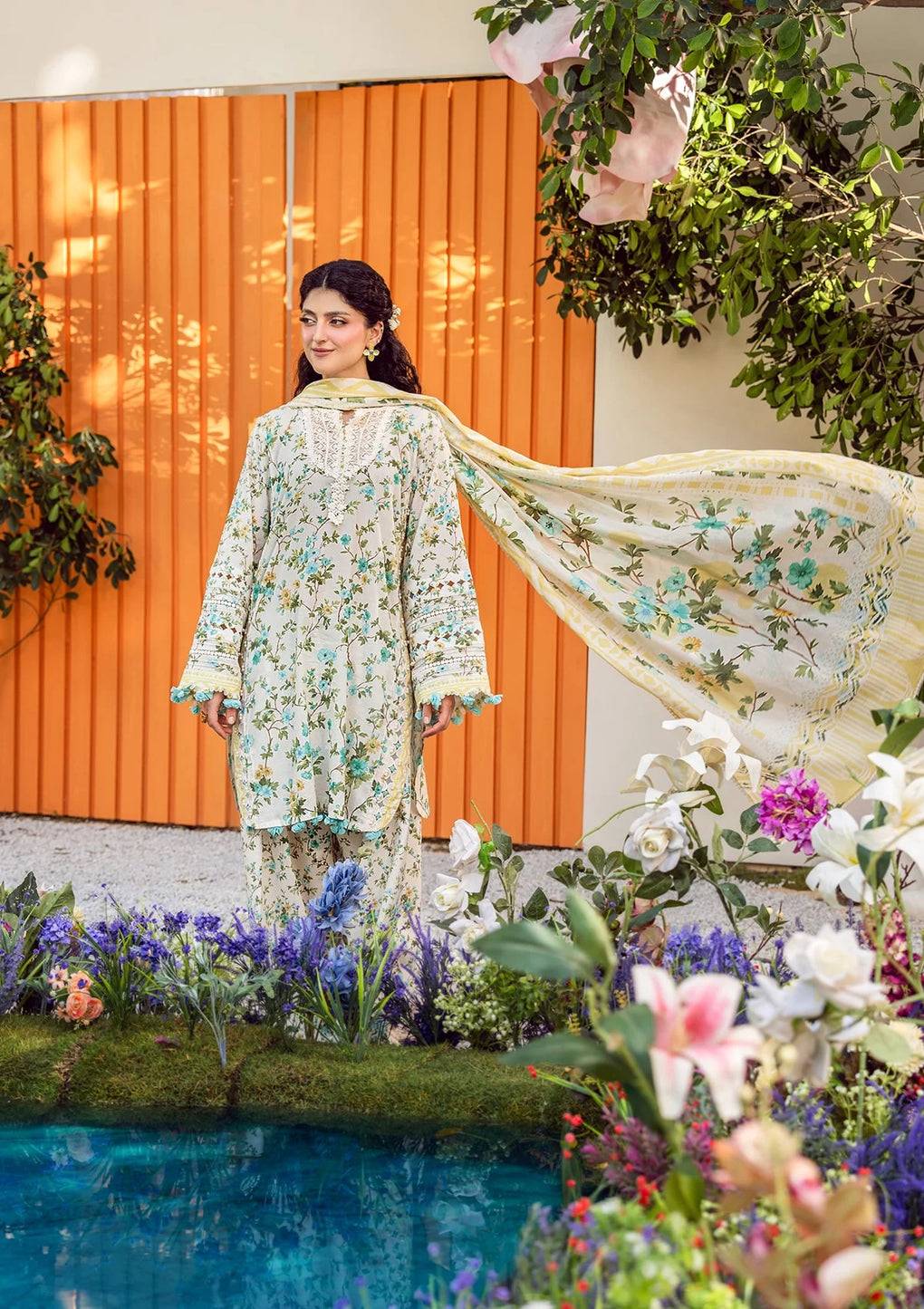 Elaf Premium | Prints 25 | EPS-3A IVORY WHISPERS by Maria Faisal - Registered Vendor of : Elaf Premium - type : Ladies Clothes - 100% original wedding dresses