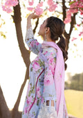 Elaf Premium | Prints Chikankari 24 | 04A OCEAN BLOSSOMS - Waniyas