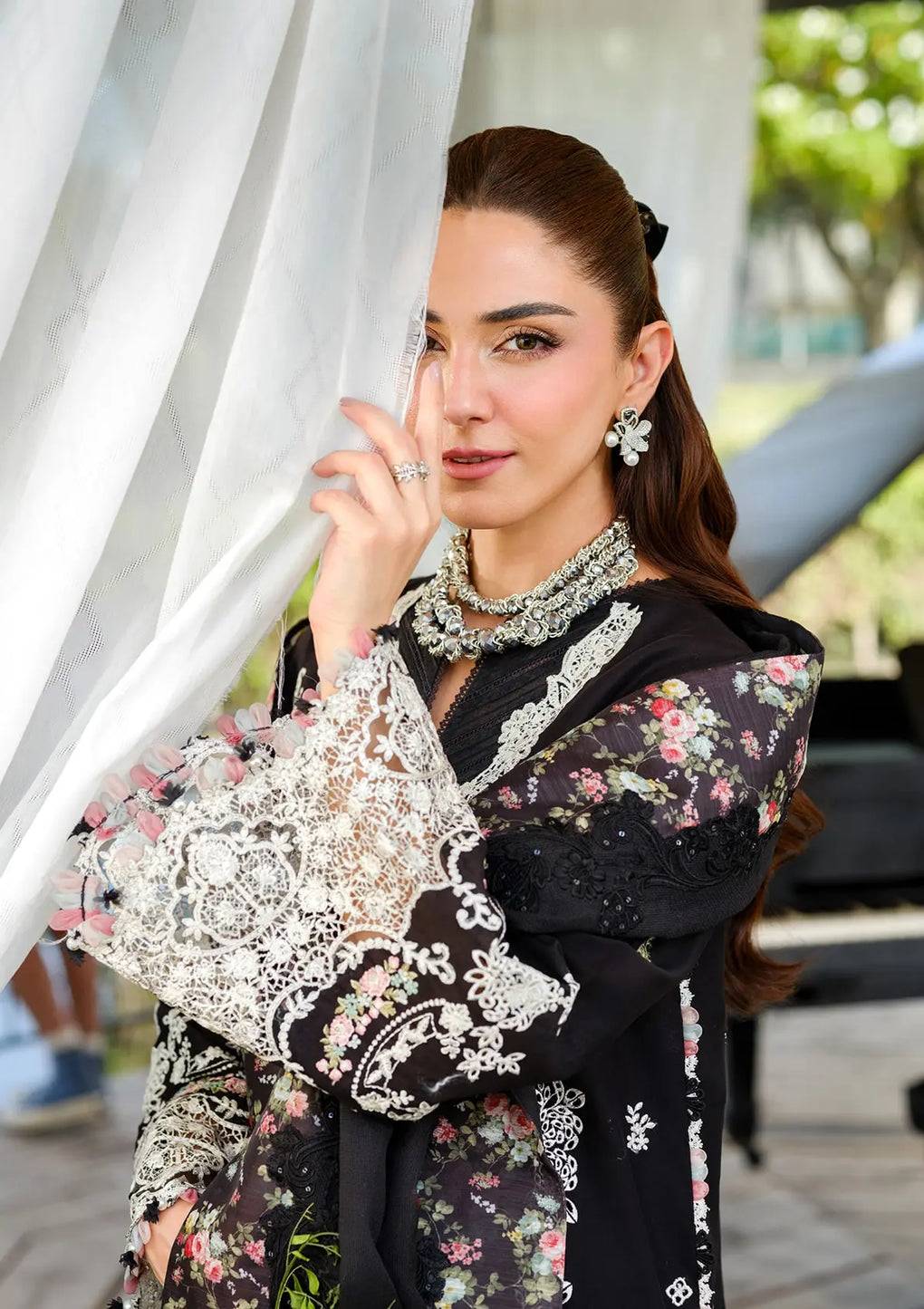 Elaf Premium | Luxury Lawn 25 | ELH-6A SERENA by Maria Faisal - Registered Vendor of : Elaf Premium - type : Ladies Clothes - 100% original wedding dresses