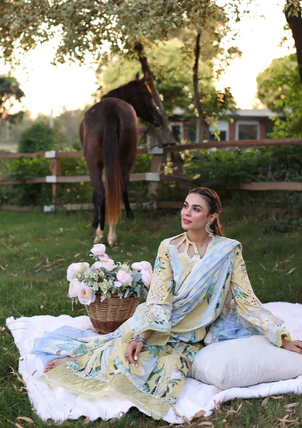 Elaf Premium | Prints Chikankari 24 | 05A CITRUS CRUSH - Waniyas