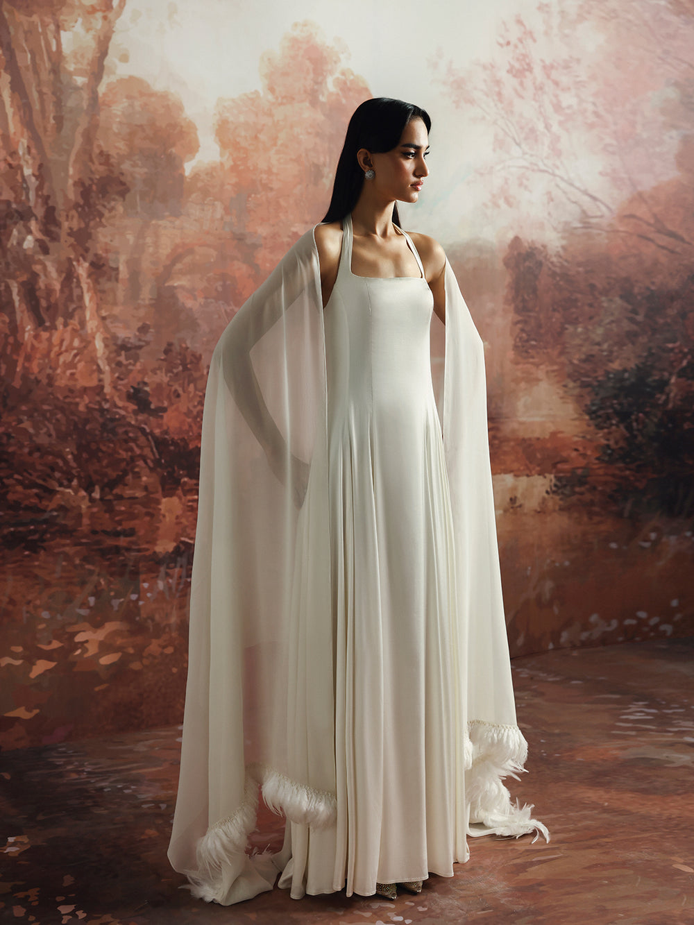 Caia | Basics 26 | Look 3 - Luxury Dress - available at Maria Faisal in UK and USA.