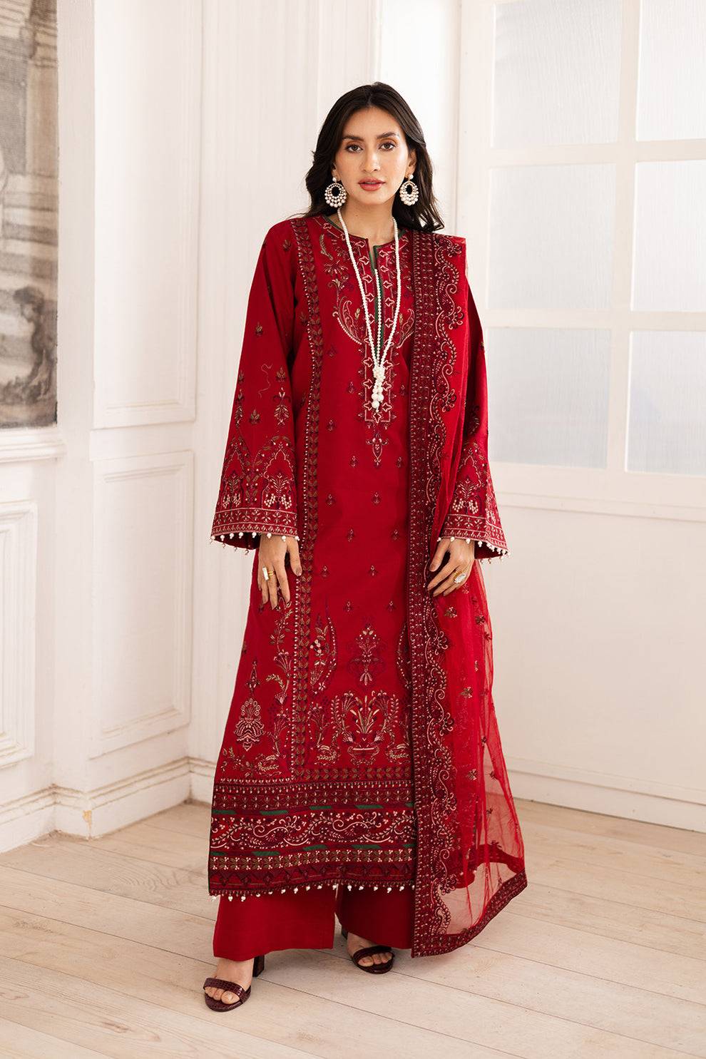 Maryum N Maria | Mira Luxury Lawn | GULMAR - FS50100 by Maria Faisal - Registered Vendor of : Maryum N Maria - type : Ladies Clothes - 100% original wedding dresses
