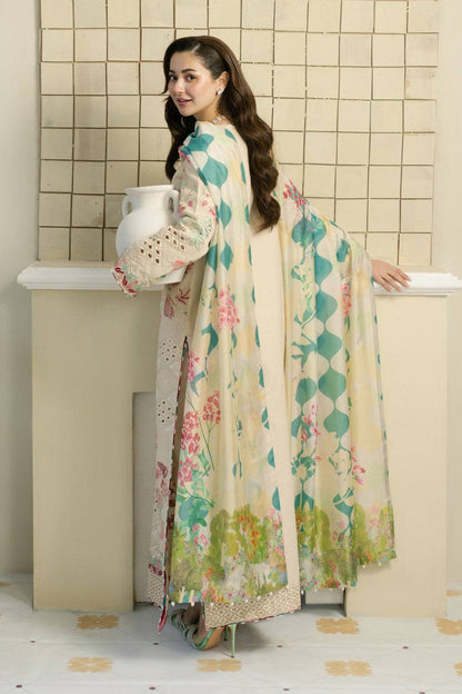Maryum N Maria | Luxury Lawn 25 | AEISHA - MS50109 by Maria Faisal - Registered Vendor of : Maryum N Maria - type : Ladies Clothes - 100% original wedding dresses
