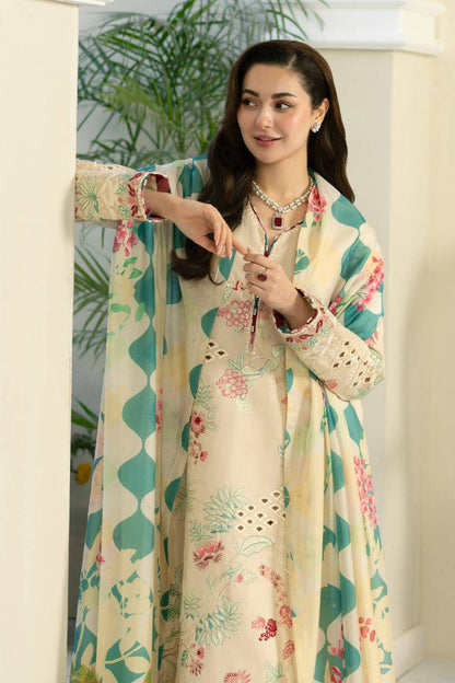 Maryum N Maria | Luxury Lawn 25 | AEISHA - MS50109 by Maria Faisal - Registered Vendor of : Maryum N Maria - type : Ladies Clothes - 100% original wedding dresses