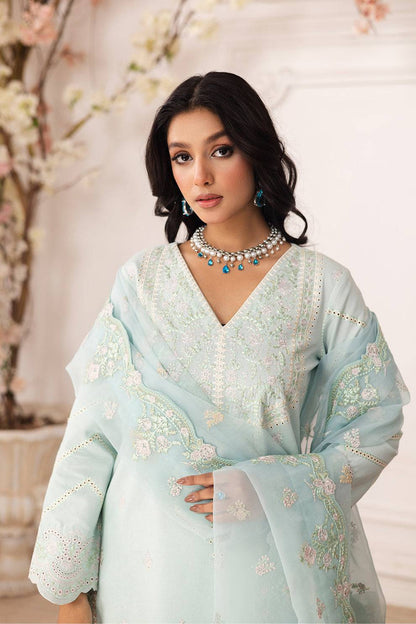 Maryum N Maria | Mira Luxury Lawn | ROBAB - FS50110 by Maria Faisal - Registered Vendor of : Maryum N Maria - type : Ladies Clothes - 100% original wedding dresses