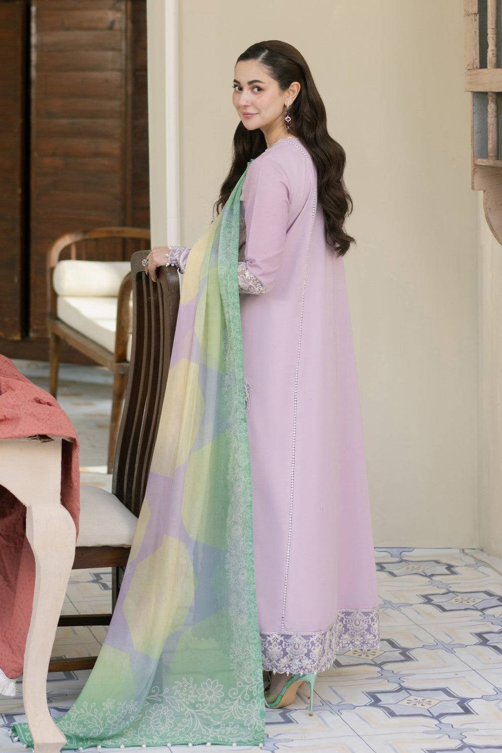 Maryum N Maria | Luxury Lawn 25 | ALEIA - MS50115 by Maria Faisal - Registered Vendor of : Maryum N Maria - type : Ladies Clothes - 100% original wedding dresses