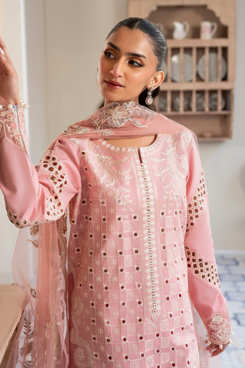 Maryum N Maria | Luxury Lawn 25 | AHLAM - MS50123 by Maria Faisal - Registered Vendor of : Maryum N Maria - type : Ladies Clothes - 100% original wedding dresses